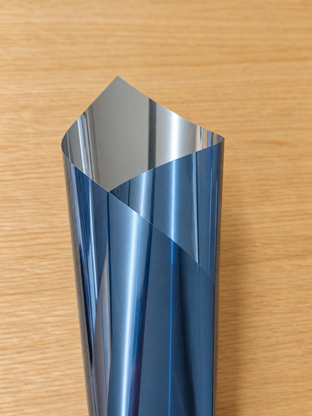 LC014 Blue Silver Reflective Solar Control Window Film