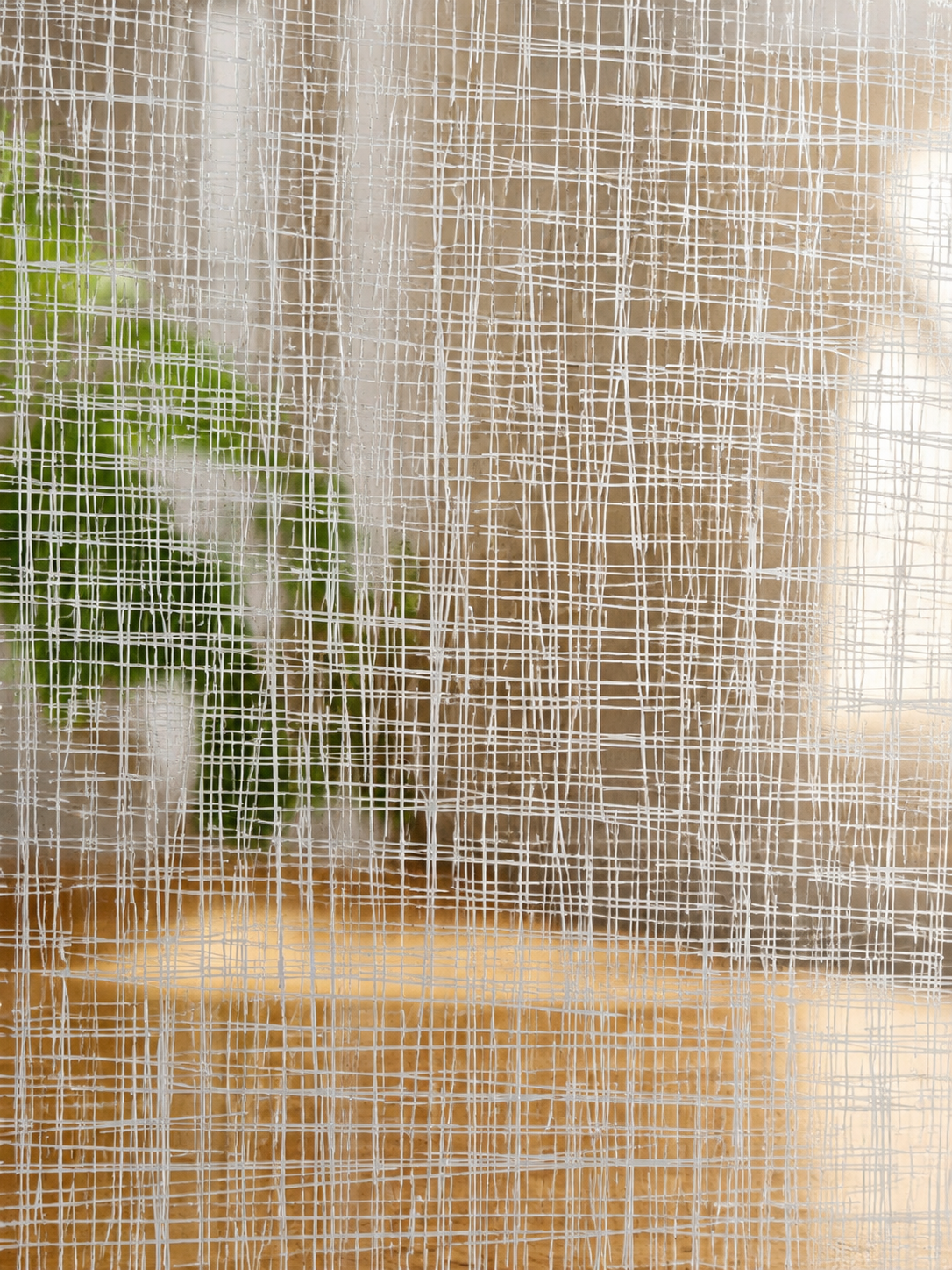 LK008 Clear Linen Decorative Window Film