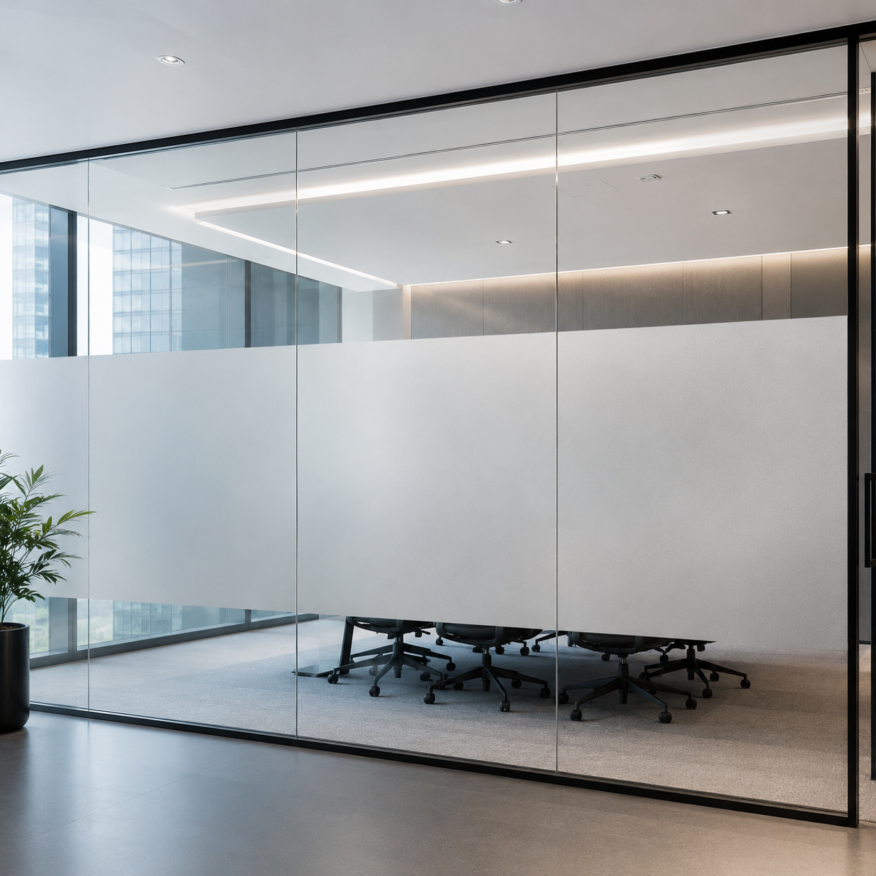 Plain Frosted Window Film image 1